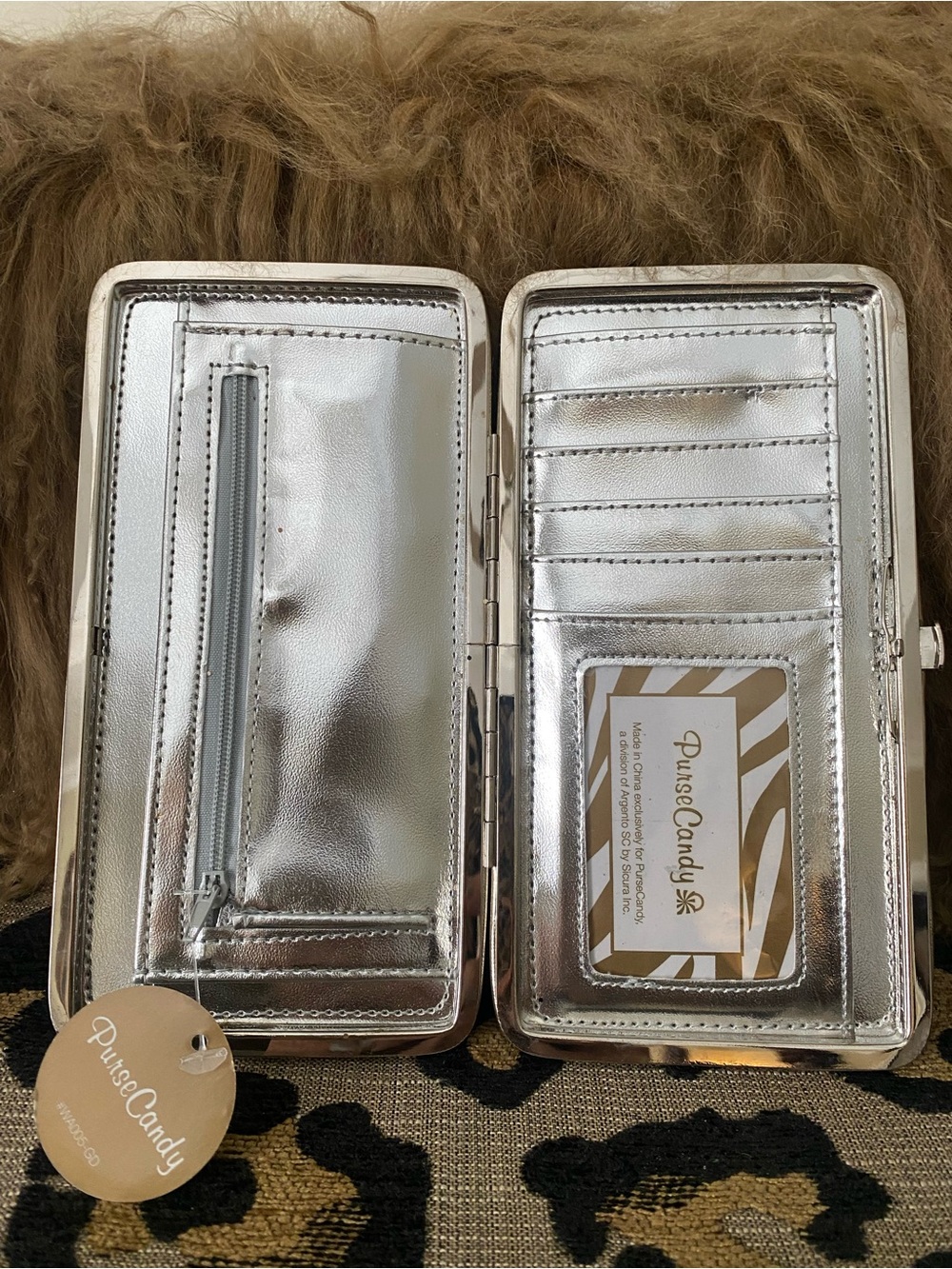Gold sparkle (glitter) wallet